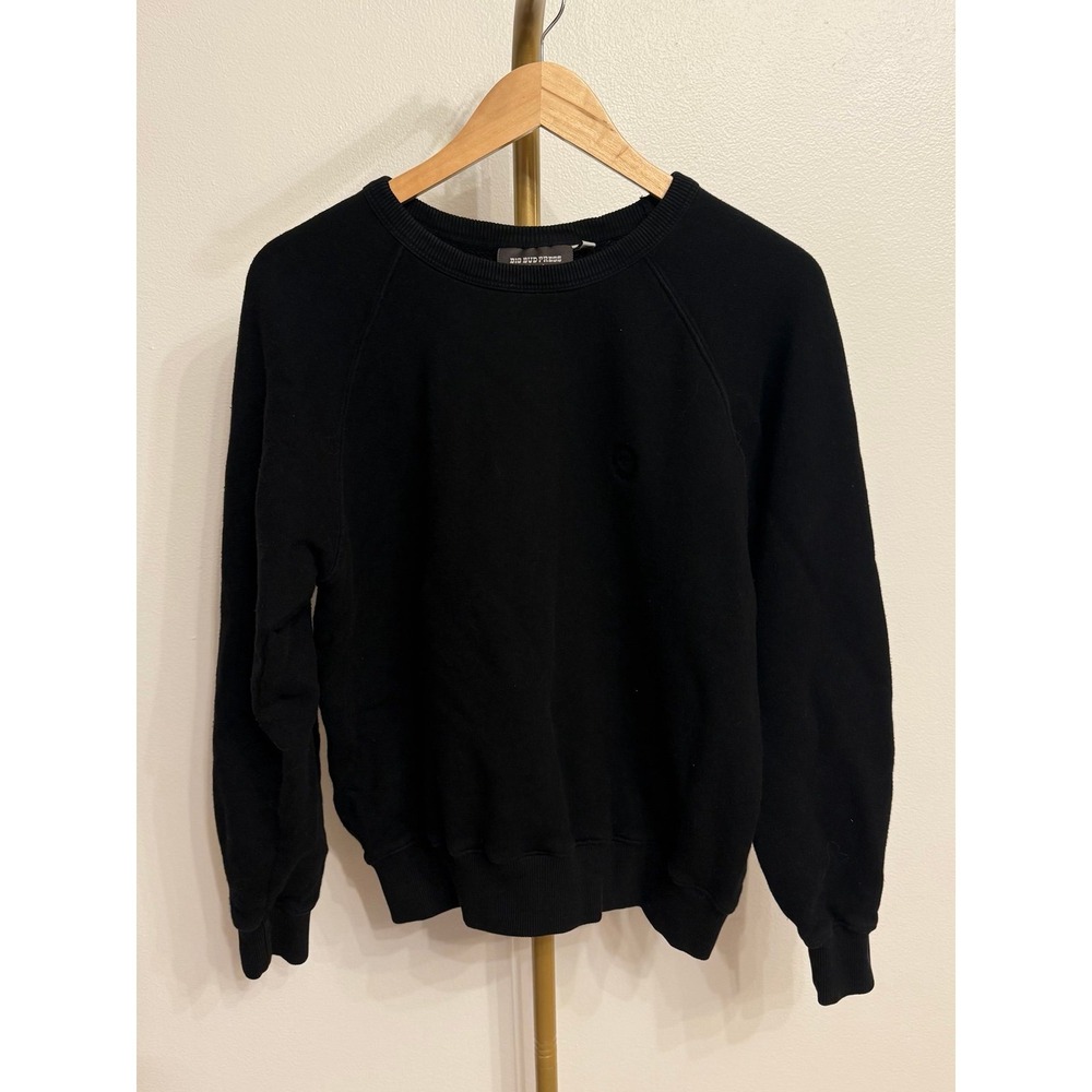 Big Bud Press, Embroidered Sun Logo Crewneck Sweatshirt, Size XS MSRP $72
